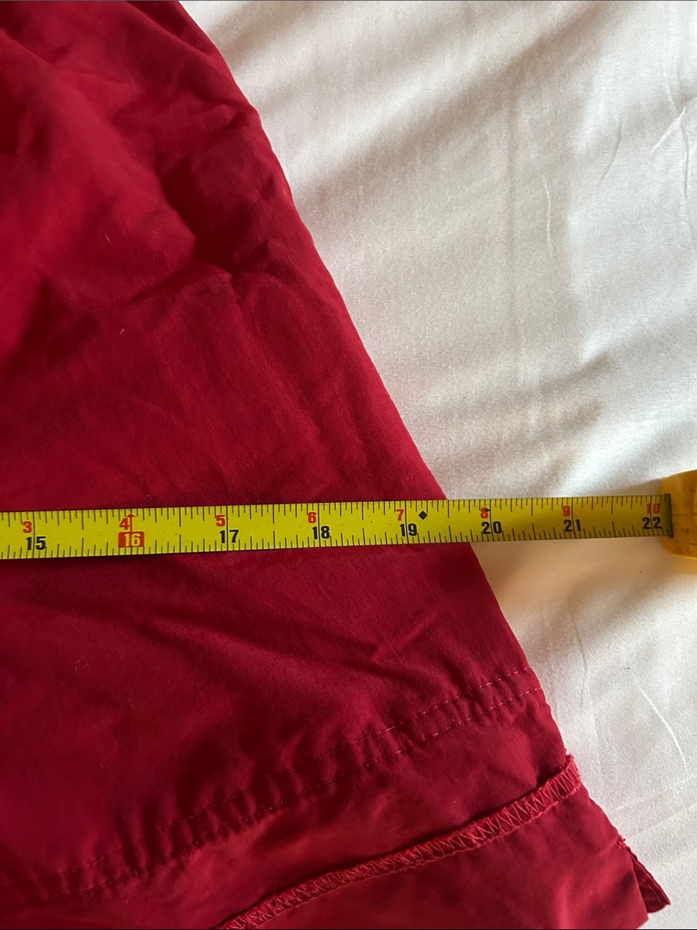 AFTCO Red Men's Cargo Shorts with Buttoned Pockets - Picture 10 of 10